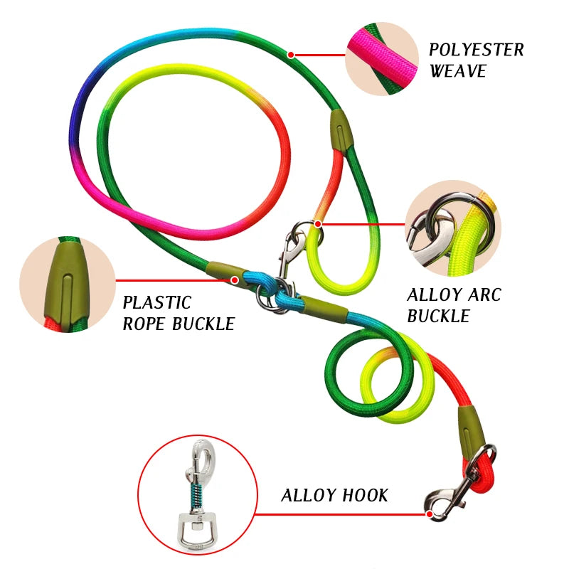 Reflective Nylon Leashes for Pets